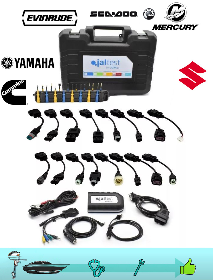 Capital_auto Kit De Escáner De Herraientas De Diagnóstico USB Para Otor Fueraborda EVINRUDE E